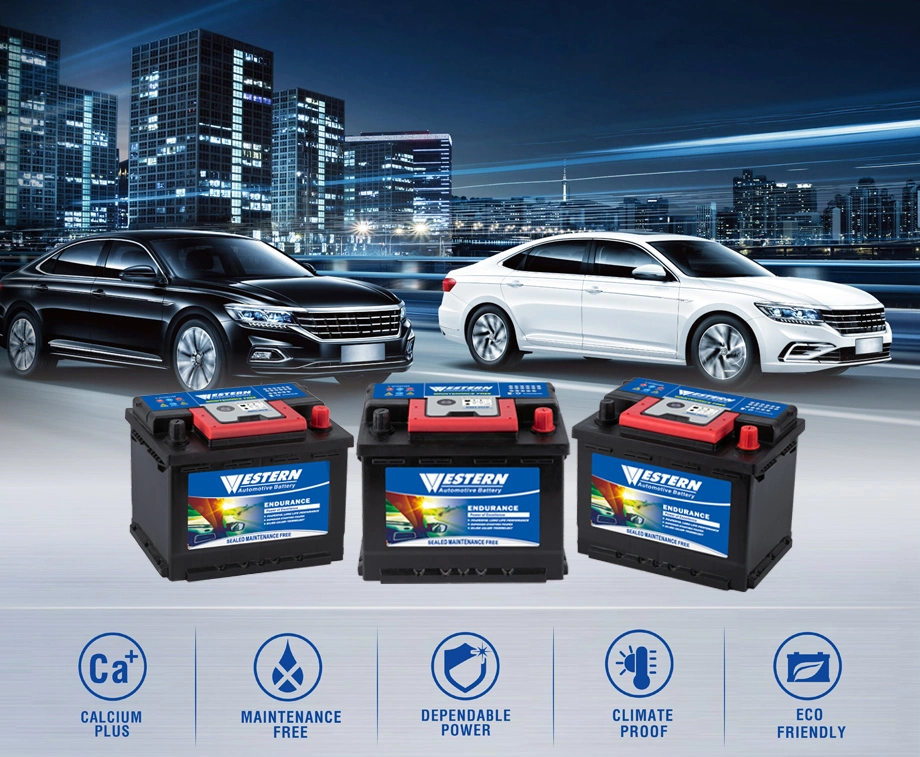 DIN60 Mf Maintenance-Free Automotive Car Battery SLA for Automobile Auto Truck Power Best Wholesale Price 12V/60ah